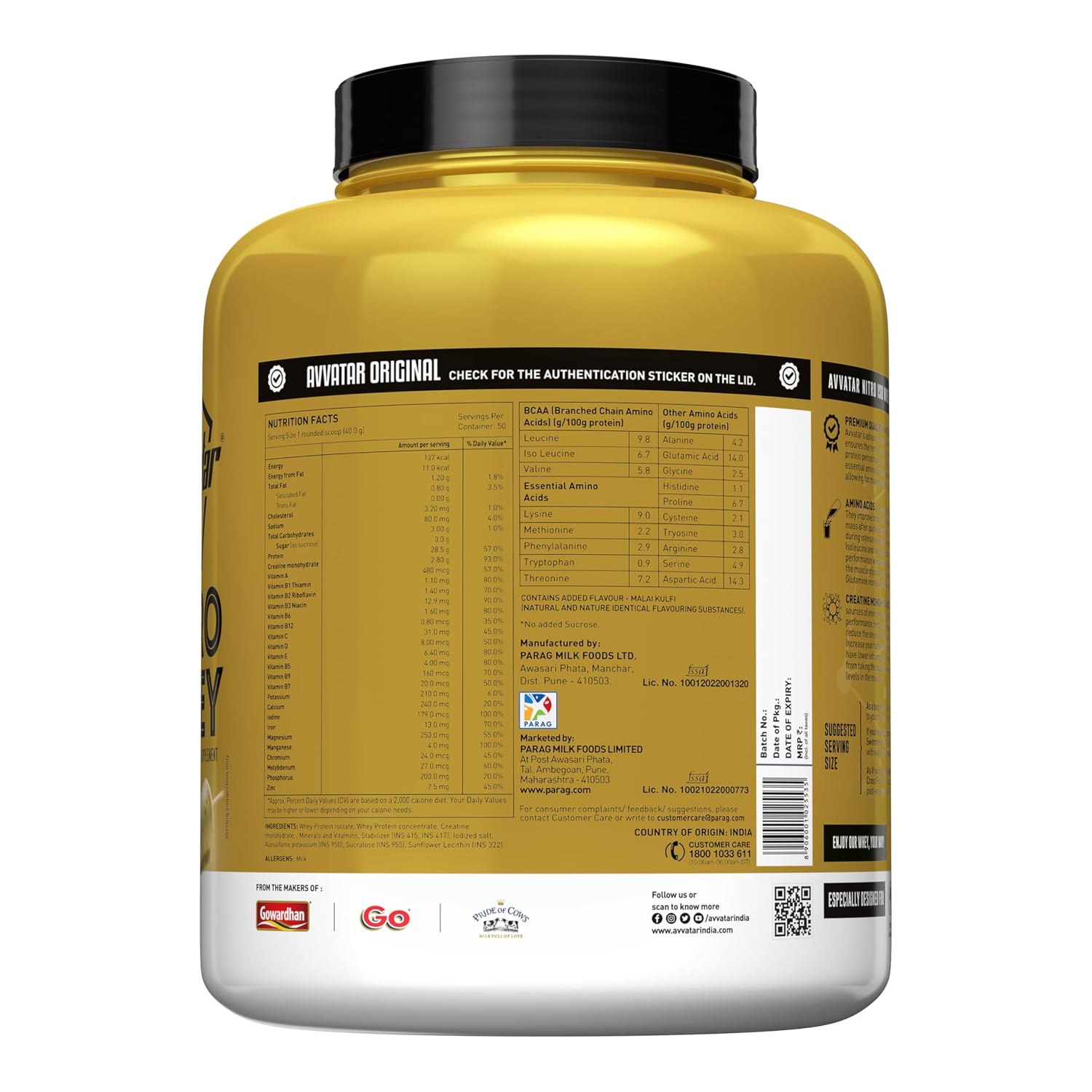 Avvatar Nitro-Iso whey