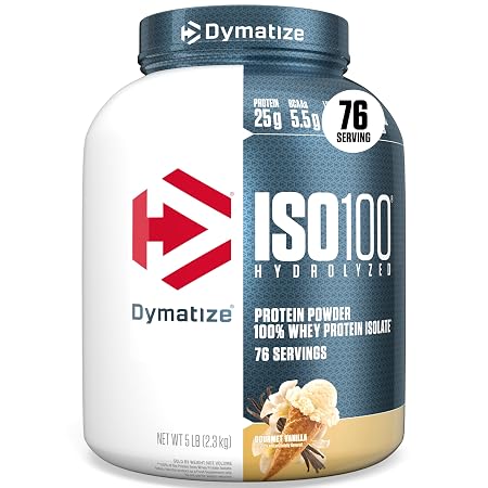 Dymatize Iso100 hydrolyzed whey protein 5lbs 2.23kg