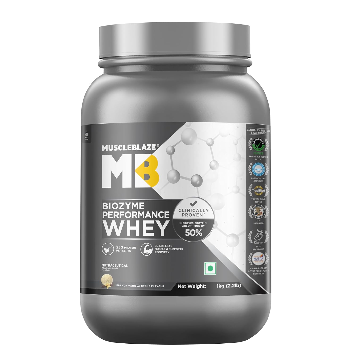 MuscleBlaze Biozyme Perfromance Whey