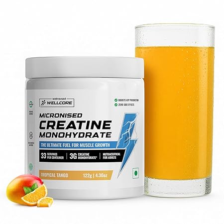Wellcore Pure Micronised Creatine Powder (33 Servings )