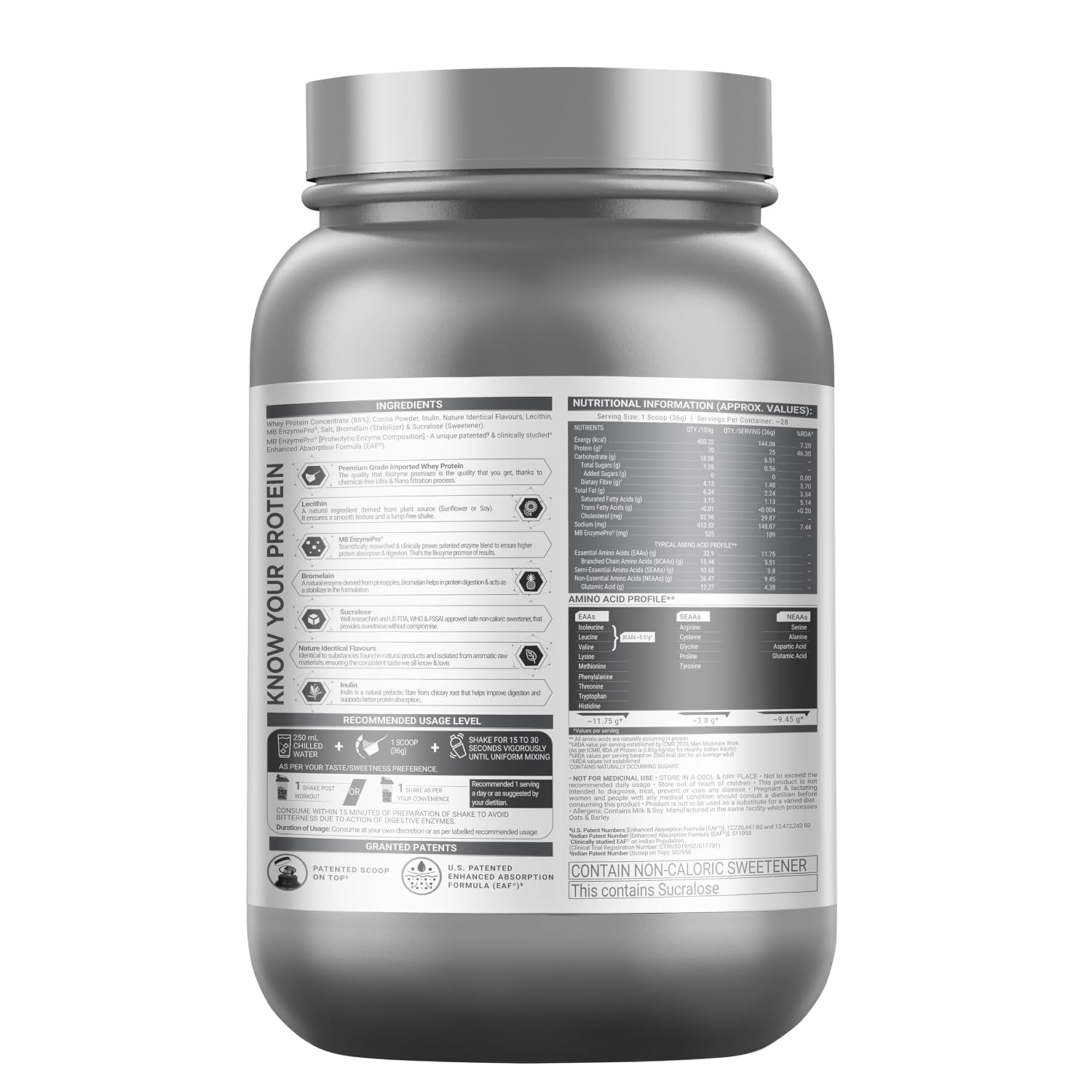 MuscleBlaze Biozyme Perfromance Whey