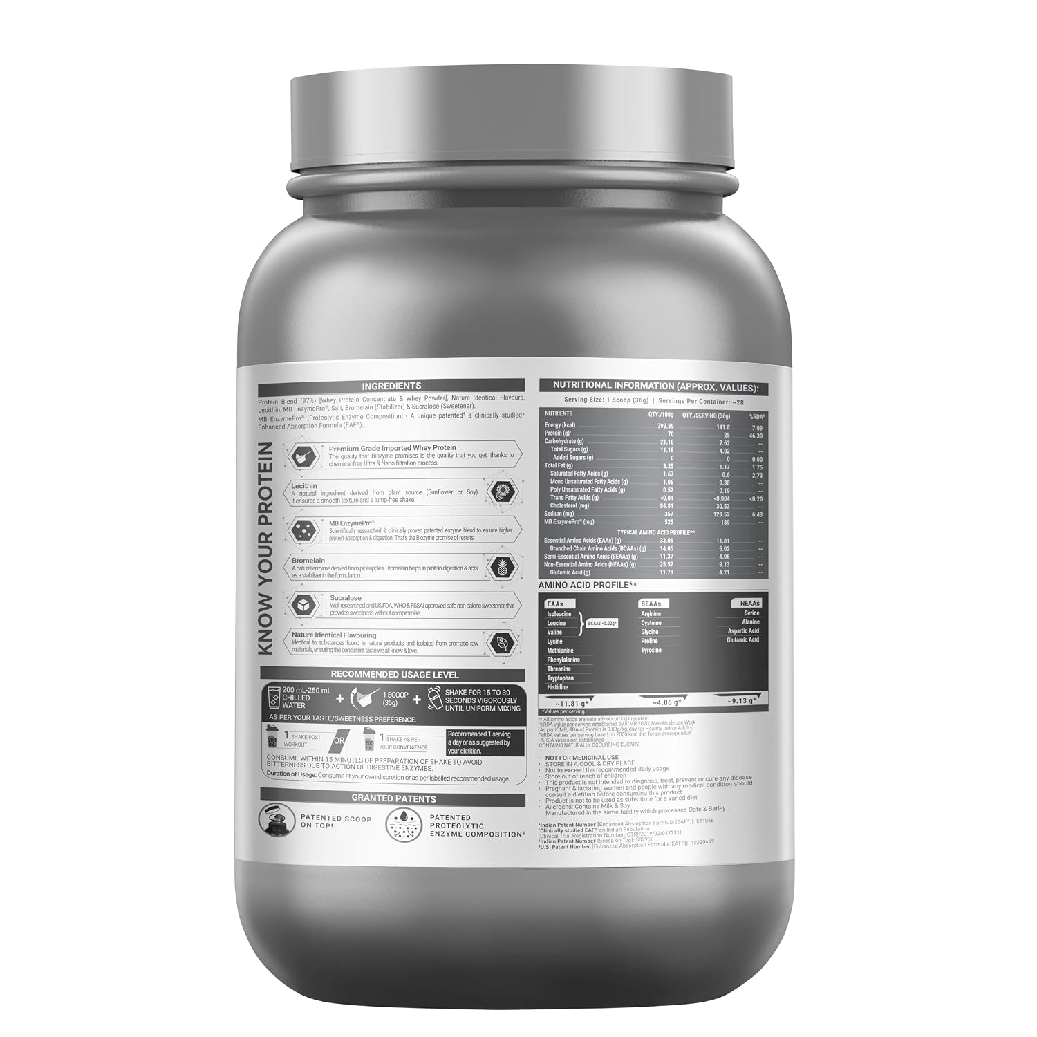 MuscleBlaze Biozyme Perfromance Whey