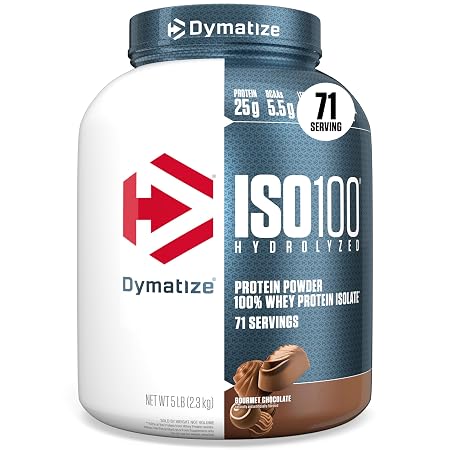 Dymatize Iso100 hydrolyzed whey protein 5lbs 2.23kg