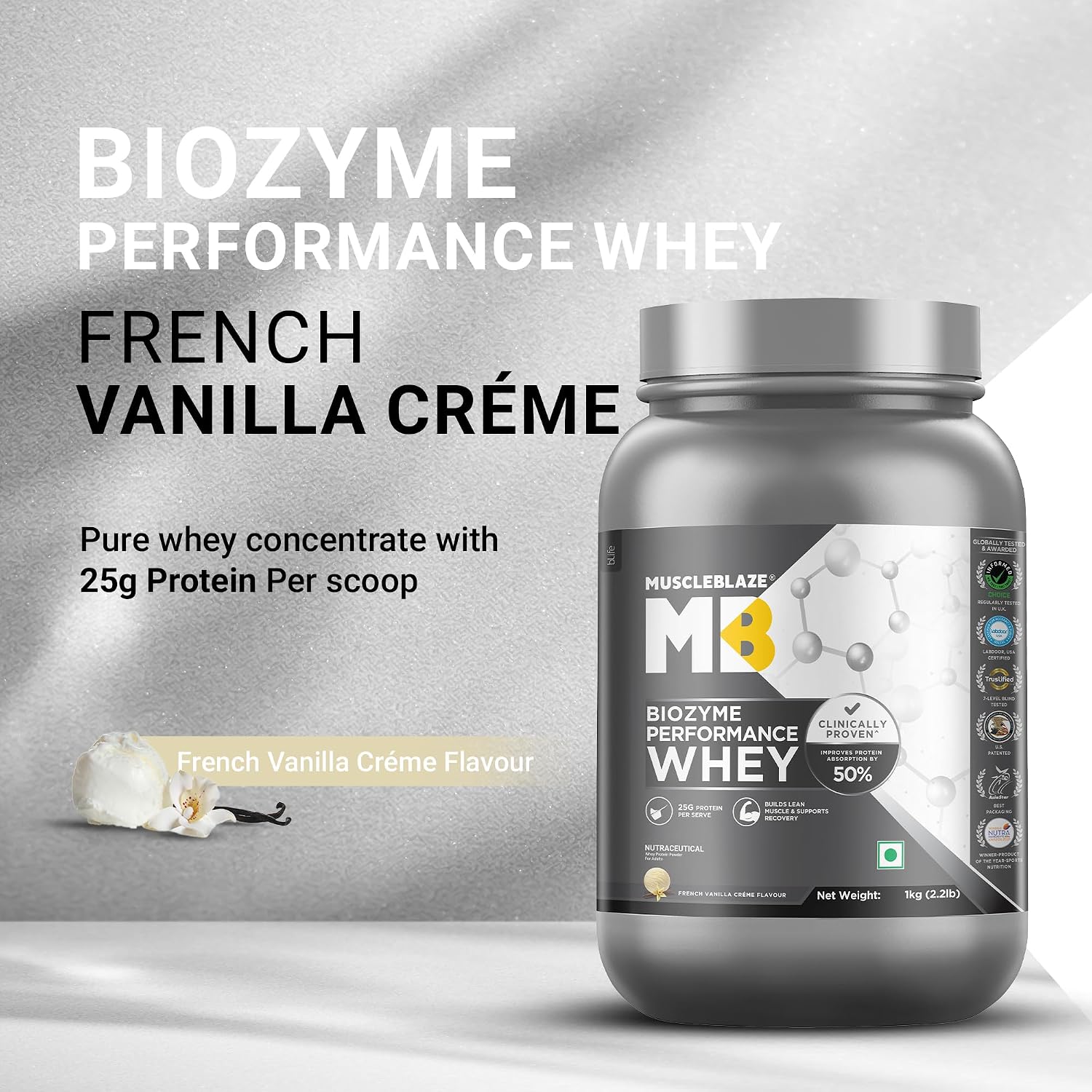 MuscleBlaze Biozyme Perfromance Whey